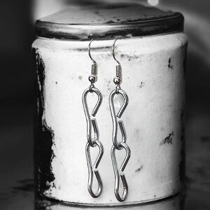 5 For $25💫Silver Punk Chain Dangles